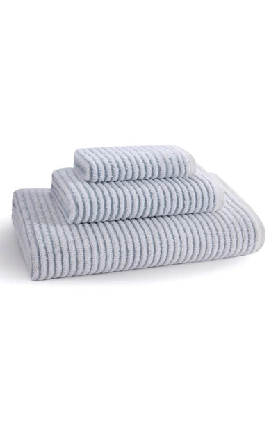 Kassatex Sullivan Hand Towel In Sterling Blue