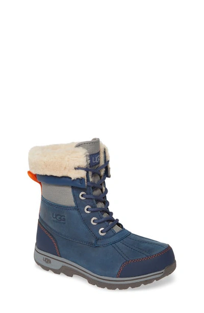 Ugg Kids' Butte Ii Waterproof Winter Boot In Ensign Blue