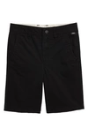 Vans Kids' Authentic Chino Shorts In Black