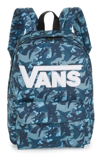 Vans Kids' B New Skool Backpack In Shark Camo