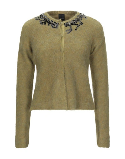 Pinko Cardigans In Military Green
