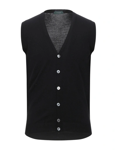 Zanone Cardigan In Black