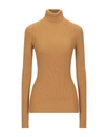 Dolce & Gabbana Turtlenecks In Ocher