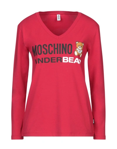 Moschino Undershirt In Red