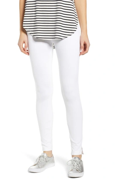 Lyssé High Waist Skinny Denim Leggings In White