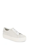 Jslides Hippie Platform Sneaker In Dnu/white Nubuck Leather