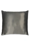 Slip Pure Silk Euro Pillowcase In Charcoal