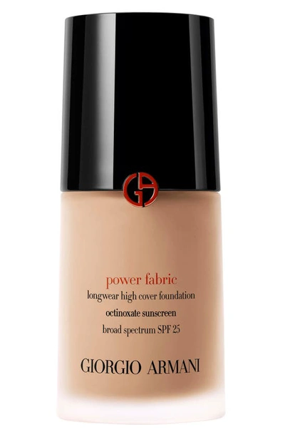 Giorgio Armani Power Fabric Full-coverage Liquid Foundation With Spf 25 In 04.5 - Light/warm Undertone