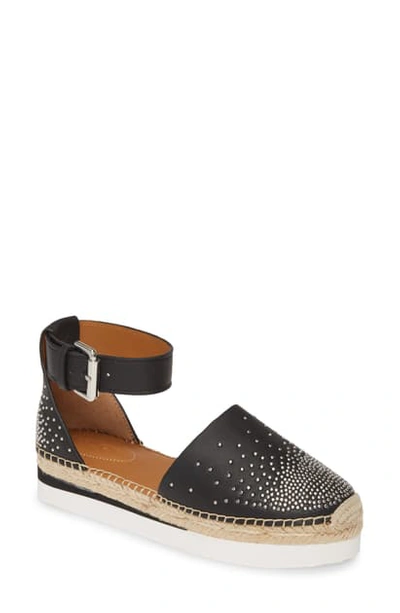 See By Chloé Glyn Espadrille Flat In Black