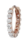 Maria Tash Invisible Set Diamond Eternity Earring In Rose Gold