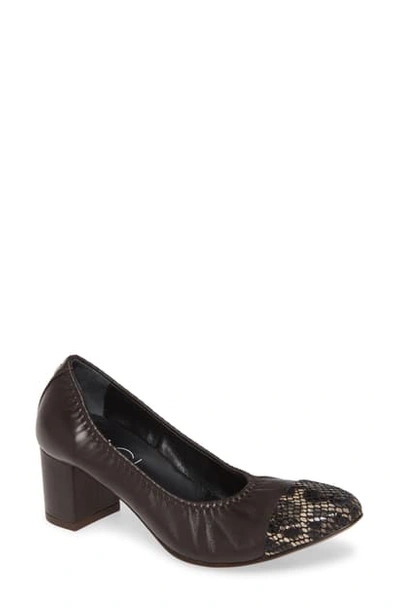 Agl Attilio Giusti Leombruni Cap Toe Pump In Softy Meiland