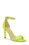 Vince Camuto Lauralie Ankle Strap Sandal In Highlighter Leather