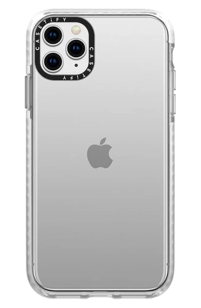 Casetify Classic Impact Iphone 11, 11 Pro & 11 Pro Max Case In Clear