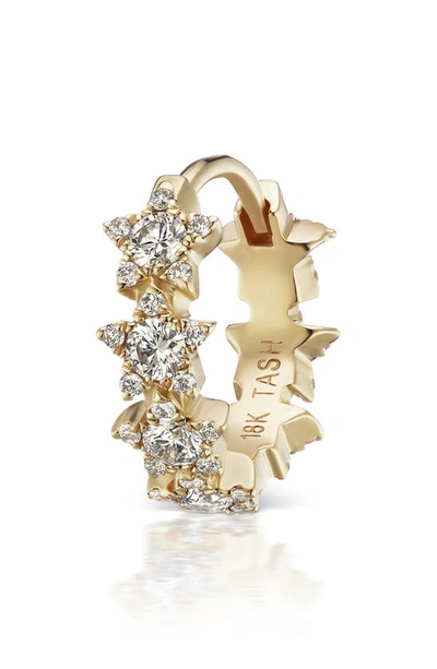 Shop Maria Tash Constellation Eternity Clicker In Yellow Gold/ Diamond