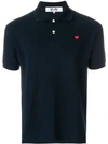 Comme Des Garçons Play Play Polo Shirt Red Heart In Blue