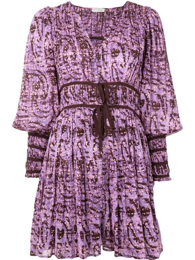 open lace back dress Ulla Johnson Lune Dress Thistle
