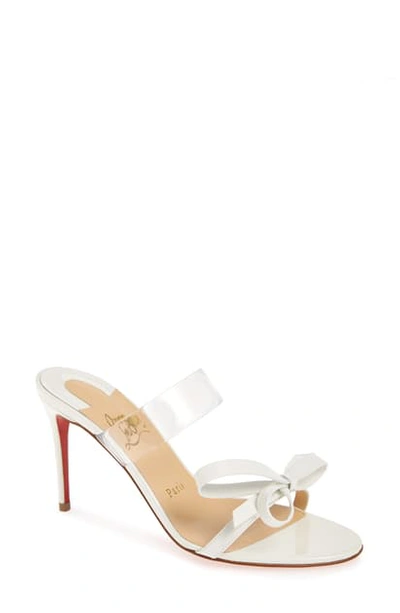 Christian Louboutin Just Nodo Bow Sandal In White