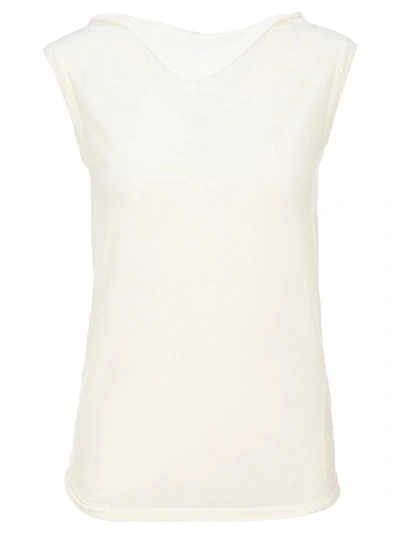 Rick Owens Sleeveless Top In White
