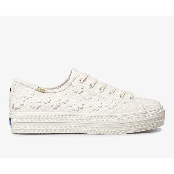 women's keds x kate spade new york triple kick woven flowers