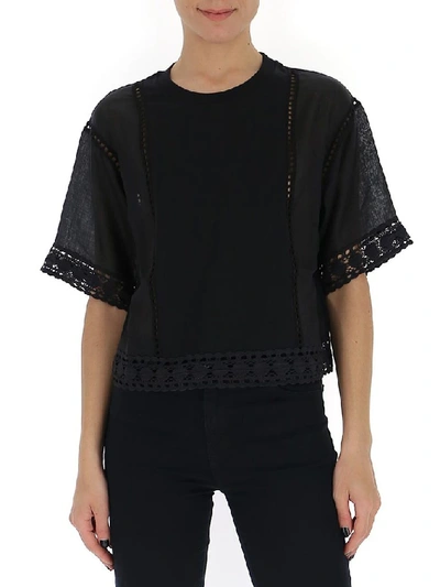 See By Chloé Embroidered T In Black