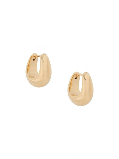 Tom Wood Small Ice Hoop Gold-plated Earrings