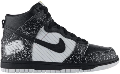 Pre-owned Nike Sb Dunk High Back To School Notebook (gs) In Black/black-white-university Blue