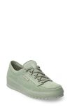 Mephisto Lady Low Top Sneaker In Light Kaki Suede