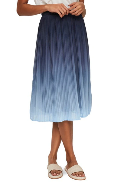 Vero Moda Luna Pleat Skirt In Placid Blue