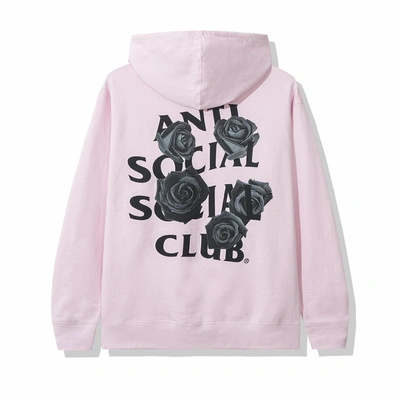 Pre-owned Anti Social Social Club  Bat Emoji Hoodie Pink