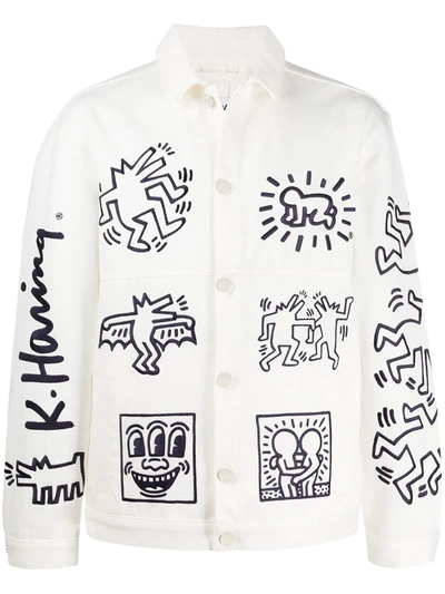 Etudes Studio Etudes White Keith Haring Edition Denim Guest Jacket