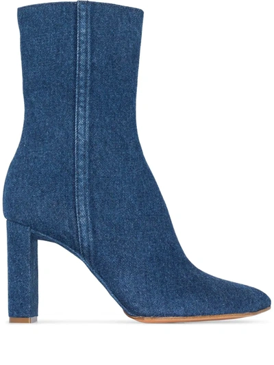 Y/project Blue 100 Denim Ankle Boots