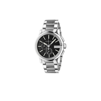 Gucci Stainless Steel G-chrono Watch In Metallic