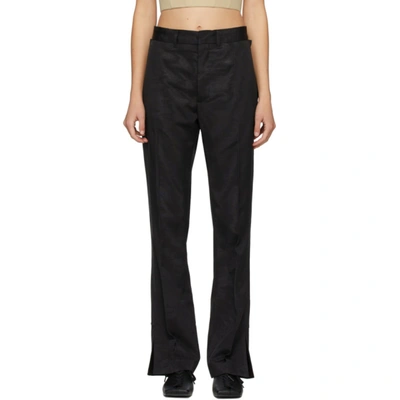 Toga Black Moire Trousers In 26 Black