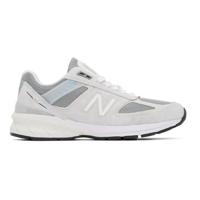 New Balance 990 Low-top Sneakers In Grey/beige