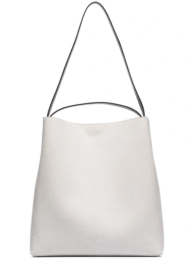 Aesther Ekme Sac Canvas And Leather Tote Bag In White