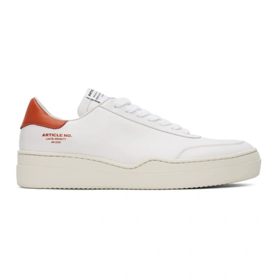 Article No. White And Orange 0517-1101 Sneakers In White/orang