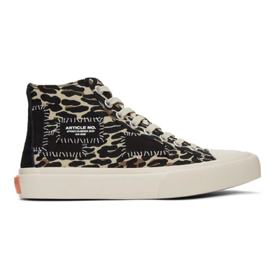 Article No . Beige 1008-03 Sneakers In Leopard