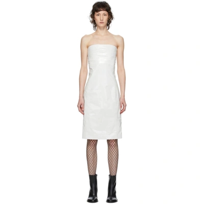 Ann Demeulemeester White Gleam Dress In 001 White