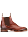 R.m.williams Men's Turnout Leather Chelsea Boots In Light Olive