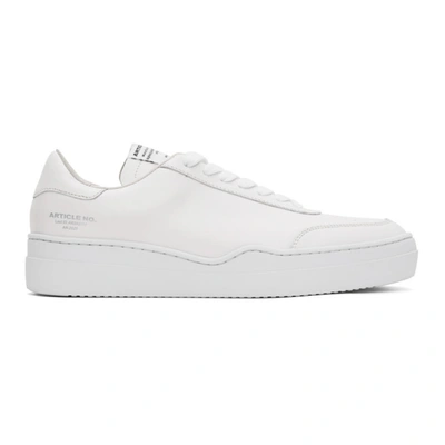 Article No . Ssense Exclusive White 0517-04-01 Cupsole Sneakers In All White