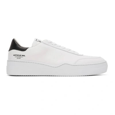 Article No . Ssense Exclusive White And Black 0517-04-03 Sneakers In White/black