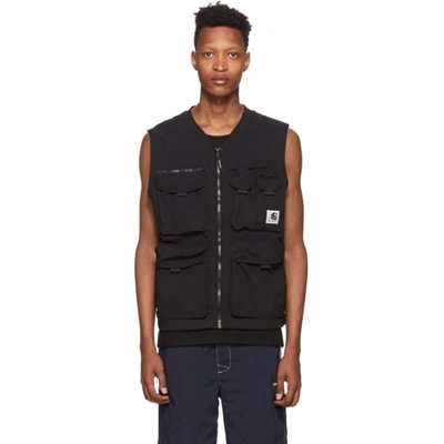 Carhartt Work In Progress Black Hayes Vest In 8900 Black