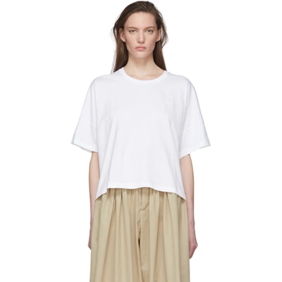 Loewe White Oversize Anagram T-shirt In 2100 White