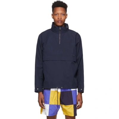 Aimé Leon Dore Aime Leon Dore Navy Anorak Jacket In Mari Blue