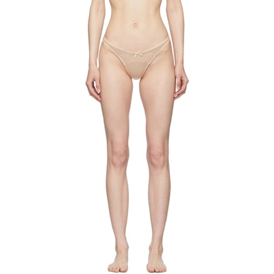 Agent Provocateur Pink Helene Thong In Peach