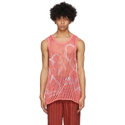 トップス Nicholas Daley Hand Knitted Tank Top Nicholas Daley Yellow Hand Knitted Tank Top | ModeSens