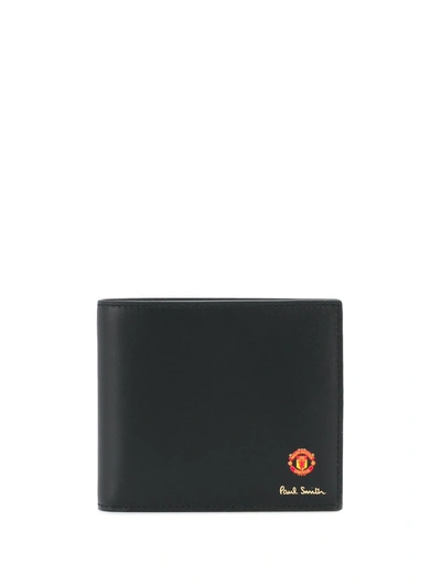 Paul Smith X Manchester United Stadium-print Wallet In Black