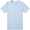 Lacoste Crewneck Pima Cotton Tee In Purpy