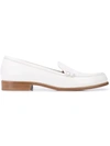 Tabitha Simmons Women's Blakie Moc-toe Loafers In White
