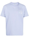 Kenzo Men's Compass Embroidered Tee In Blue